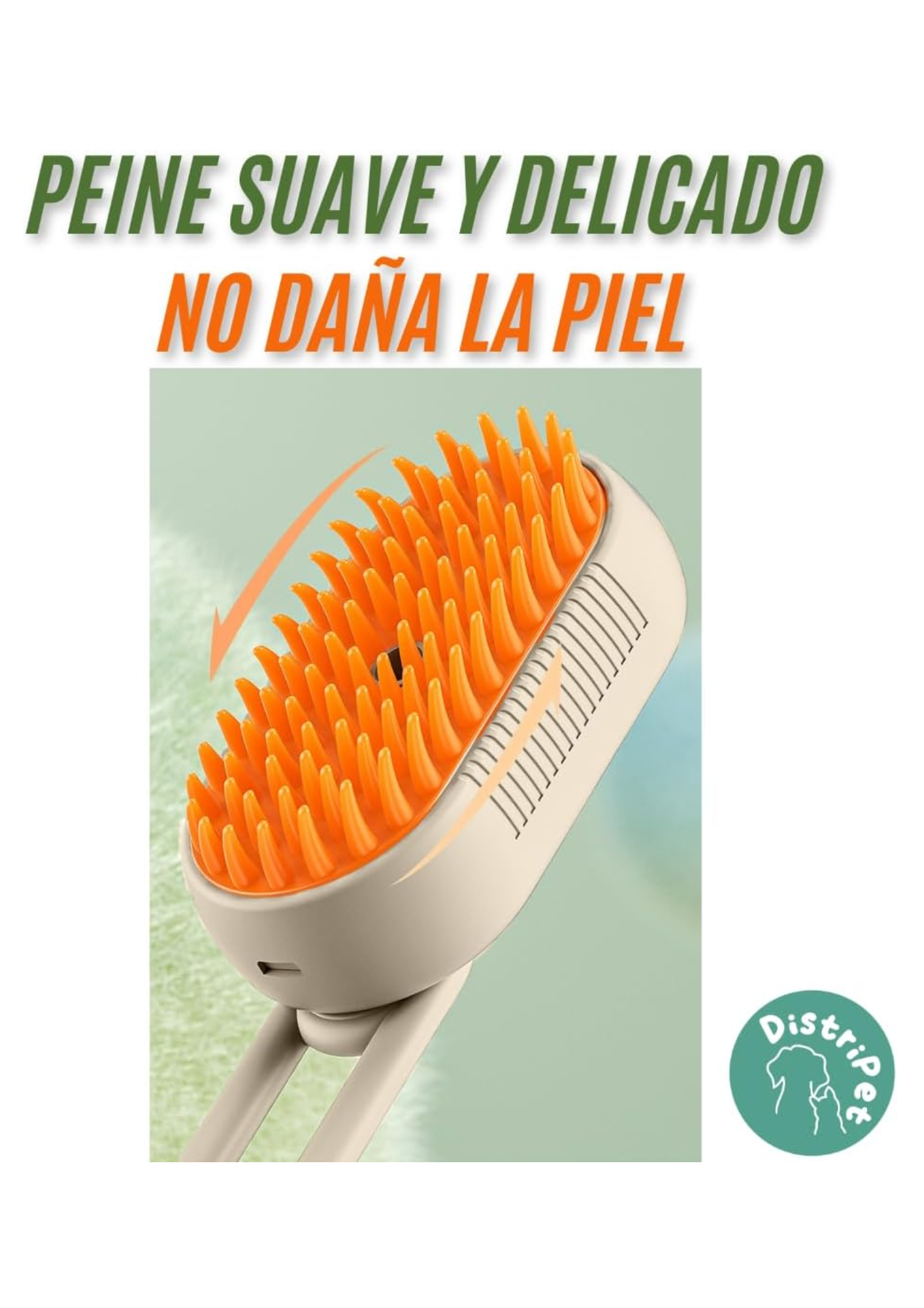 Cepillo Vapor 3en1 para Mascotas